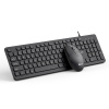 C-TECH KBM-105, drátový combo set klávesnice s myší, USB, CZ/SK C-TECH KBM-105, drátový combo set klávesnice s myší, USB, CZ/SK