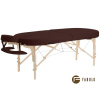 Skladací masážny stôl Fabulo GURU Oval Set Farba: čokoládová Skladací masážny stôl Fabulo GURU Oval Set Farba: čokoládová