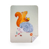 XKKO LUX Španielska detská deka - Squirrel, 75x100 XKKO LUX Španielska detská deka - Squirrel, 75x100