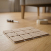 TESCOMA Presto Square 3 x 3 cm 24 ks sivé - nábytkové samolepiace filcové podložky TESCOMA Presto Square 3 x 3 cm 24 ks sivé - nábytkové samolepiace filcové podložky