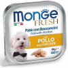 MONGE FRESH - paštéta a kúsky s kuracím 100 g pre psov MONGE FRESH - paštéta a kúsky s kuracím 100 g pre psov