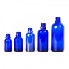 Sklenená fľaška, modrá, 18 mm, 100 ml, 105 ks Sklenená fľaška, modrá, 18 mm, 100 ml, 105 ks