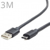 GEMBIRD Kábel USB 2.0 - USB 3.1 Type C 3M CCP-USB2-AMCM-10 GEMBIRD Kábel USB 2.0 - USB 3.1 Type C 3M CCP-USB2-AMCM-10