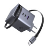 AppleMix 100W nabíjačka UGREEN - GaN - výsuvný kábel USB-C - čierna AppleMix 100W nabíjačka UGREEN - GaN - výsuvný kábel USB-C - čierna