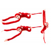 LEAN TOYS Plyšový maskot opica s mláďaťom červený 70 cm LEAN TOYS Plyšový maskot opica s mláďaťom červený 70 cm