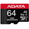 ADATA 64 GB micro SD XC DO KAMIER 100/80MBs UHS-I U3 V30 A2 PAMÄŤOVÁ KARTA ADATA 64 GB micro SD XC DO KAMIER 100/80MBs UHS-I U3 V30 A2 PAMÄŤOVÁ KARTA