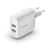 BELKIN Dual USB-A nabíječka, 12W X2 WCB002vfWH Belkin BELKIN Dual USB-A nabíječka, 12W X2 WCB002vfWH Belkin