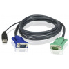 ATEN Kábel pre prepínač KVM, MD18SPHD - VGA+USB, 3 m (2L-5203U) ATEN Kábel pre prepínač KVM, MD18SPHD - VGA+USB, 3 m (2L-5203U)