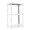 Policový regál Trestles RH 1200x800x400, nosnosť 1050 kg, 3 police Farba: pozink, Typ police: biela HDF 5 mm Policový regál Trestles RH 1200x800x400, nosnosť 1050 kg, 3 police Farba: pozink, Typ police: biela HDF 5 mm