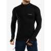 Funkčné tričko Columbia Midweight Stretch Long Sleeve Half Zip - black Funkčné tričko Columbia Midweight Stretch Long Sleeve Half Zip - black