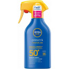 NIVEA Sun Protect&Moisture sprej na opalovanie SPF 50+ 250 ml NIVEA Sun Protect&Moisture sprej na opalovanie SPF 50+ 250 ml