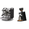 Rocket Espresso Mozzafiato FAST V, black + Eureka Mignon Zero 65 Speedy, CR black Rocket Espresso Mozzafiato FAST V, black + Eureka Mignon Zero 65 Speedy, CR black