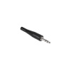 Konektor Jack 6,3mm stereo čierny Konektor Jack 6,3mm stereo čierny