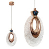 Krištáľový Závesný Luster LHJ109-1CP LIGHT ROSE GOLD Krištáľový Závesný Luster LHJ109-1CP LIGHT ROSE GOLD