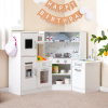 Costway Detská rohová Maxi kuchynka COOK - Biela (100 x 50 x 81 cm) Costway Detská rohová Maxi kuchynka COOK - Biela (100 x 50 x 81 cm)