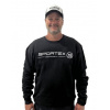 Mikina Sportex s Logom Sweat Shirt Čierna Veľkosť XL Mikina Sportex s Logom Sweat Shirt Čierna Veľkosť XL