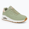 Dámske topánky SKECHERS Uno Shimmer Away sage/rose gold/mesh Dámske topánky SKECHERS Uno Shimmer Away sage/rose gold/mesh