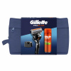 Gillette Cestovná sada: holiaci strojček Proglide + Gél na holenie Fusion 200 ml + stojan na holiaci strojček Gillette Cestovná sada: holiaci strojček Proglide + Gél na holenie Fusion 200 ml + stojan na holiaci strojček