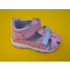 Detské kožené sandálky D.D.Step G064 - 317A baby pink 487-SK524 Detské kožené sandálky D.D.Step G064 - 317A baby pink 487-SK524