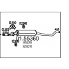 Stredný tlmič výfuku MTS 01.55360 Stredný tlmič výfuku MTS 01.55360
