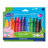 Fixky, sada, 2,5 mm, vyprateľné, jumbo, STAEDTLER „Noris® junior 329”, Peppa Pig, 12 farieb Fixky, sada, 2,5 mm, vyprateľné, jumbo, STAEDTLER „Noris® junior 329”, Peppa Pig, 12 farieb