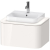 DURAVIT Happy D.2 Plus závesná skrinka pod umývadlo pod dosku, 1 zásuvka, 650 x 480 x 354 mm, biela vysoký lesk, HP494002222 DURAVIT Happy D.2 Plus závesná skrinka pod umývadlo pod dosku, 1 zásuvka, 650 x 480 x 354 mm, biela vysoký lesk, HP494002222