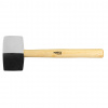 NEO TOOLS Gumové kladivo 63 mm, 680 g, čiernobiela guma NEO TOOLS Gumové kladivo 63 mm, 680 g, čiernobiela guma