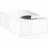 Hansgrohe Držák sprchy Porter E na stěnu bílý mat 28387700 Hansgrohe Držák sprchy Porter E na stěnu bílý mat 28387700