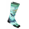Smartwool Ski Zero Cusion Ski Day Print OTC Capri 42-45 Smartwool Ski Zero Cusion Ski Day Print OTC Capri 42-45