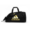 Adidas 2 in 1 Bag Polyester Combat Sport čierna/zlatá ADIACC052CS-90350-M