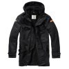 Brandit BW Parka s vlajkou, čierna - 5XL Brandit BW Parka s vlajkou, čierna - 5XL