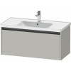 DURAVIT Ketho 2 závesná skrinka pod umývadlo, 1 zásuvka, 984 x 455 x 440 mm, betón šedá matná, K25084007070000 DURAVIT Ketho 2 závesná skrinka pod umývadlo, 1 zásuvka, 984 x 455 x 440 mm, betón šedá matná, K25084007070000