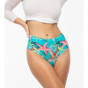 Sea Stars Simple Brasil Maxi nohavičky zelené a červené - Julimex L Sea Stars Simple Brasil Maxi nohavičky zelené a červené - Julimex L