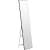 ModernHome GH-MT08 Stojacie zrkadlo 159 × 40 cm, hliník, čierny rám ModernHome GH-MT08 Stojacie zrkadlo 159 × 40 cm, hliník, čierny rám