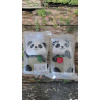Cukrová/želé dekorácia panda 38g (6cm) s bambusom Cukrová/želé dekorácia panda 38g (6cm) s bambusom