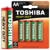 Toshiba Zinková prstová batéria AA LR6 R6 1,5 V Napájanie Blister 4 ks. Toshiba Zinková prstová batéria AA LR6 R6 1,5 V Napájanie Blister 4 ks.