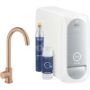 GROHE Blue Home drezový ventil Mono s chladiacim zariadením a filtráciou, výška výtoku 282 mm, kartáčovaný Warm Sunset, 31498DL1 GROHE Blue Home drezový ventil Mono s chladiacim zariadením a filtráciou, výška výtoku 282 mm, kartáčovaný Warm Sunset, 31498DL1