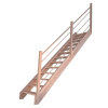 StarWood Schody Mykonos Pro bukové rovné 80cm otvorené drev. dizajn. zábradlie P StarWood Schody Mykonos Pro bukové rovné 80cm otvorené drev. dizajn. zábradlie P