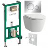 Laufen Set modulu do sádrokartonu, WC Ardo, sedátka a tlačítka, chrom lesk 1 set Laufen Set modulu do sádrokartonu, WC Ardo, sedátka a tlačítka, chrom lesk 1 set