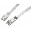 Solarix C5E-111GY-10MB Patch, plochý CAT5 UTP PVC, 10m, sivý Solarix C5E-111GY-10MB Patch, plochý CAT5 UTP PVC, 10m, sivý