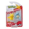 Jazwares Pokémon figúrky Pikachu a Squirtle 5 cm Jazwares Pokémon figúrky Pikachu a Squirtle 5 cm