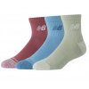 Ponožky New Balance Active Quarter 3P - multicolor - Viacfarebný (38-42) Ponožky New Balance Active Quarter 3P - multicolor - Viacfarebný (38-42)