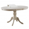 SIGNAL MEBLE Okrúhly jedálenský stôl rozkladací OLIVIA, ecru SIGNAL MEBLE Okrúhly jedálenský stôl rozkladací OLIVIA, ecru