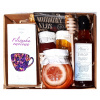 DARČEKOVÝ KOŠÍK BOX S ČOKOLÁDOU, ČAJOM, MEDOM A SIRUPOM DARČEKOVÝ KOŠÍK BOX S ČOKOLÁDOU, ČAJOM, MEDOM A SIRUPOM