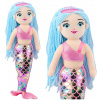 LeanToys Plyšová mořská panna s holografickým ocasem, růžovo-modrá, 48 cm, LEAN Toys LeanToys Plyšová mořská panna s holografickým ocasem, růžovo-modrá, 48 cm, LEAN Toys