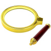 MAGNIFIER 63618 Lupa na čítanie 8cm hnedo-zlatá MAGNIFIER 63618 Lupa na čítanie 8cm hnedo-zlatá