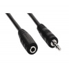 Kábel Jack 3,5(M) - Jack(F), 5m Kábel Jack 3,5(M) - Jack(F), 5m