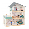 Tooky Toy Duży drevený Domček pre bábiky + Figurki Tooky Toy Duży drevený Domček pre bábiky + Figurki
