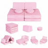 Detská pohovka Ecotoys TMSRT-14 PINK 56 x 51 cm, ružová látka Detská pohovka Ecotoys TMSRT-14 PINK 56 x 51 cm, ružová látka