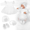 Luxusná 4D slávnostná sada pre bábätko Girl - biela, veľ.74 Baby Nellys Luxusná 4D slávnostná sada pre bábätko Girl - biela, veľ.74 Baby Nellys
